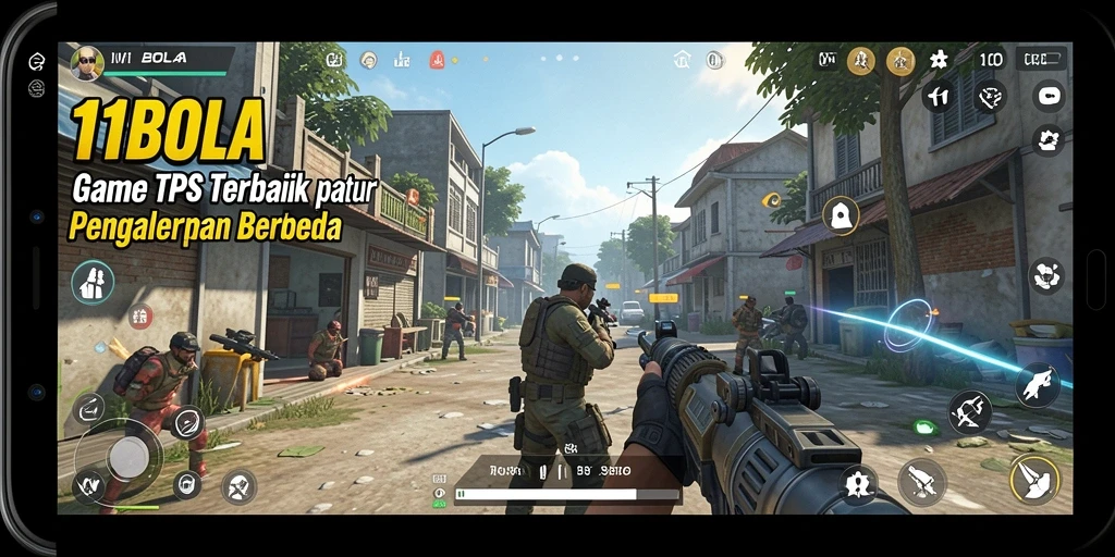 Screenshot gameplay 11BOLA menampilkan aksi seru dan strategi pertempuran.