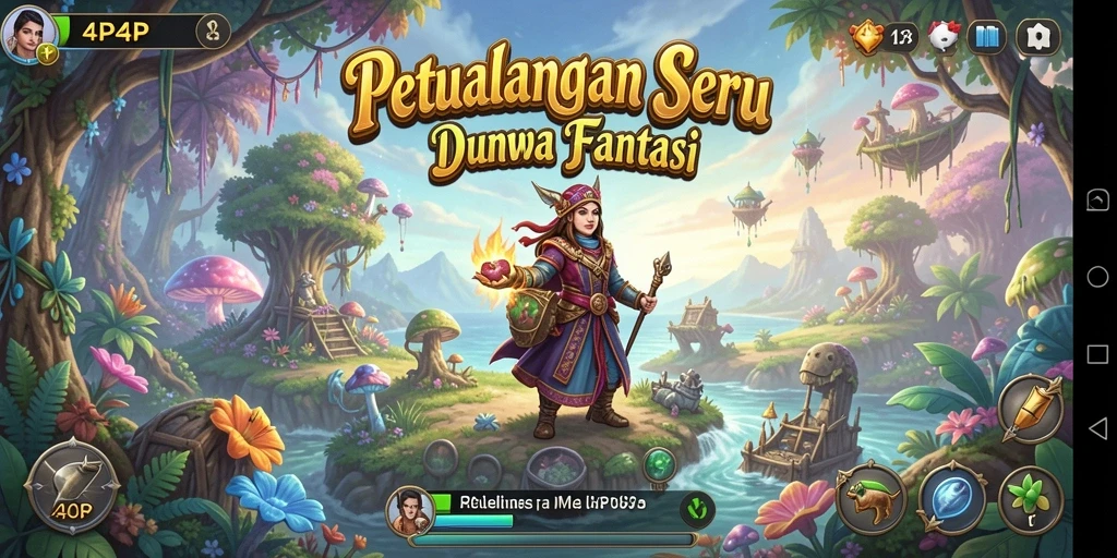 Gameplay seru dan menantang di dunia fantasi 4P4P.