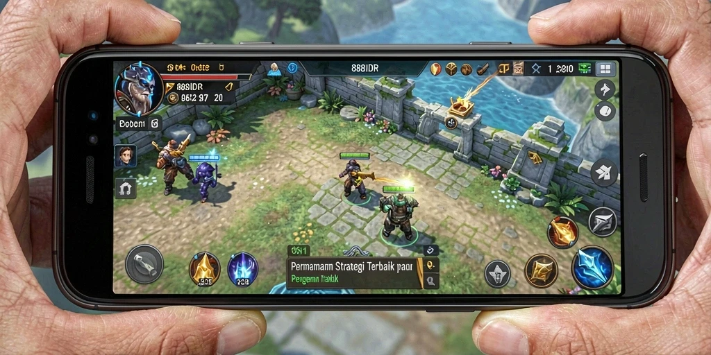 Tampilan action gameplay dari 888IDR yang menegangkan dan strategis.