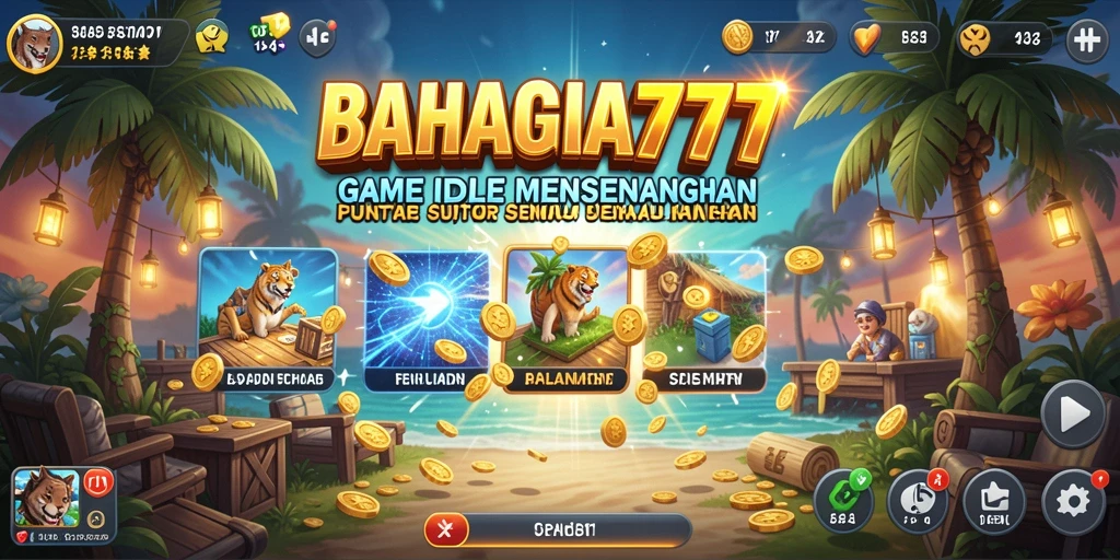 Screenshot menunjukkan gameplay BAHAGIA777 yang menawan dan interaktif.