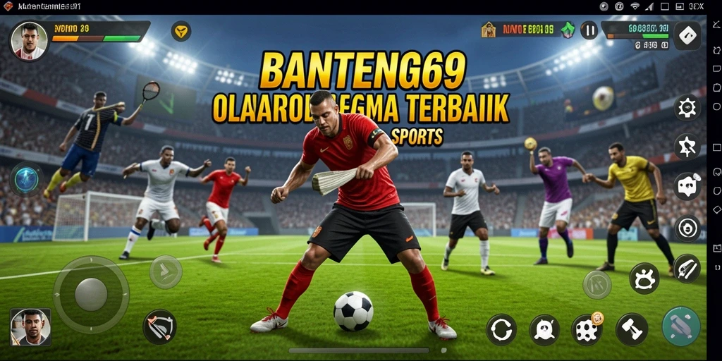 Tampilan gameplay olahraga BANTENG69 yang seru dan menantang.