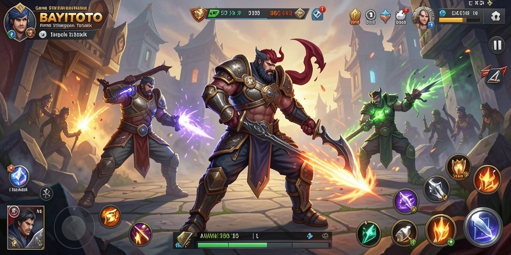 Tampilan gameplay seru dan strategi mendebarkan di BAYITOTO.