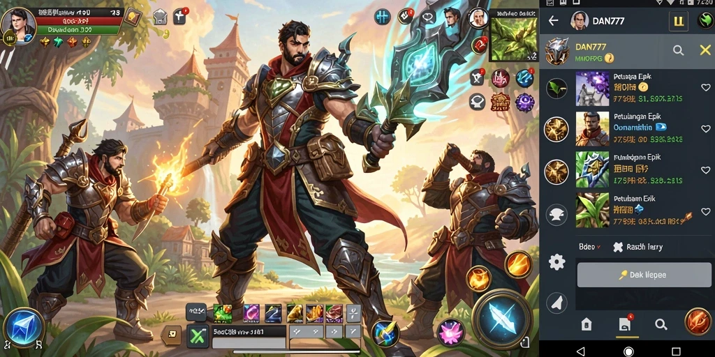 Tampilkan petualangan seru di dunia MMORPG DAN777.