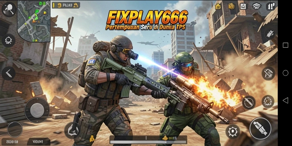 Tampilan gameplay seru dan menegangkan di FIXPLAY666.