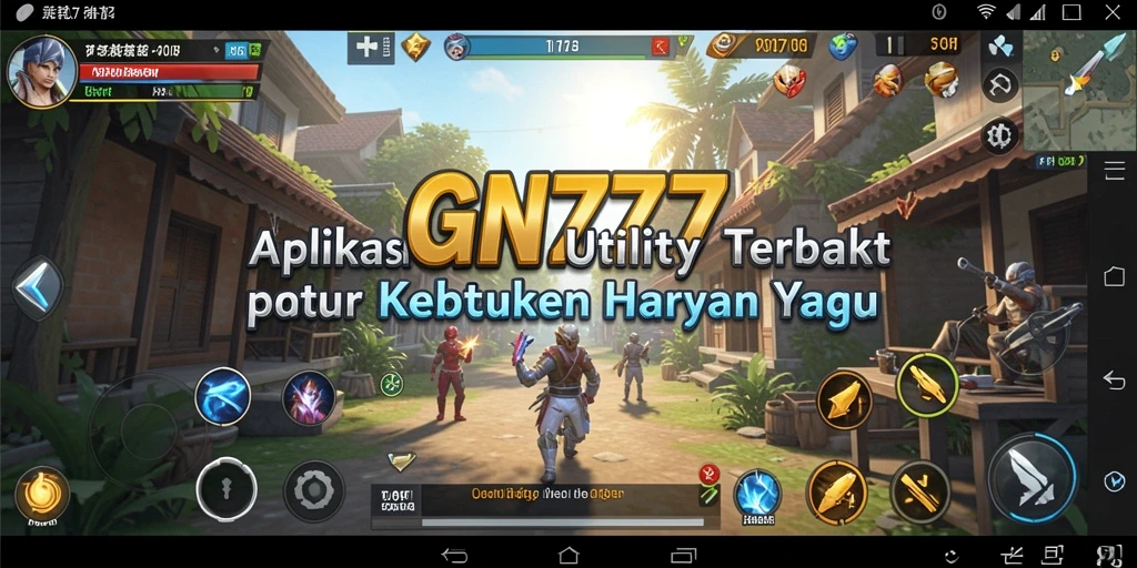 Tampilan antarmuka GN777 yang bersih dan mudah dipahami.