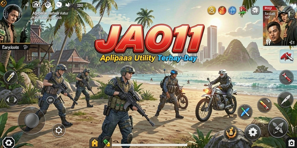 Screenshot utama JAGO11 menampilkan antarmuka aplikasi Utility yang bersih dan intuitif.