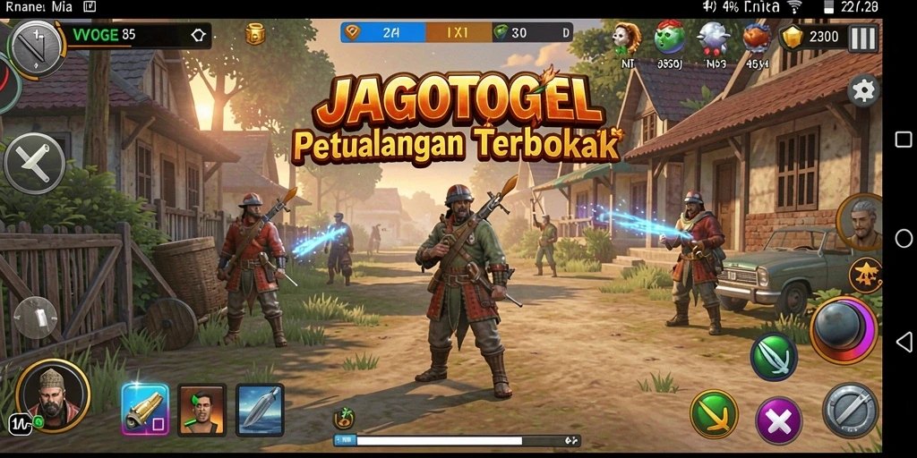 Screenshot gameplay JAGOTOGEL menunjukkan eksplorasi dunia terbuka yang menakjubkan.