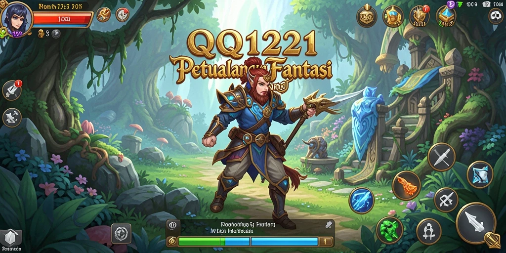 Tampilan gameplay QQ1221 yang memukau di dunia RPG.