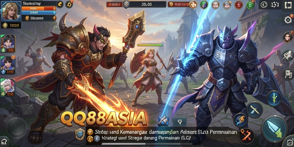 Tampilan gameplay SLG yang mendebarkan di QQ88ASIA.