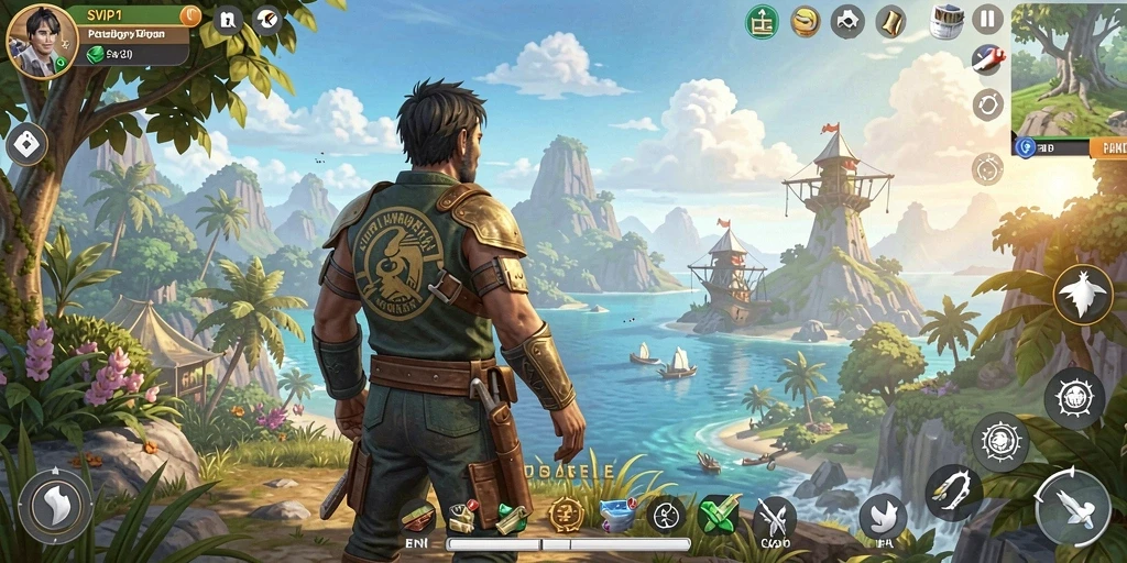 Tampilan gameplay menarik dari dunia terbuka SVIP1.