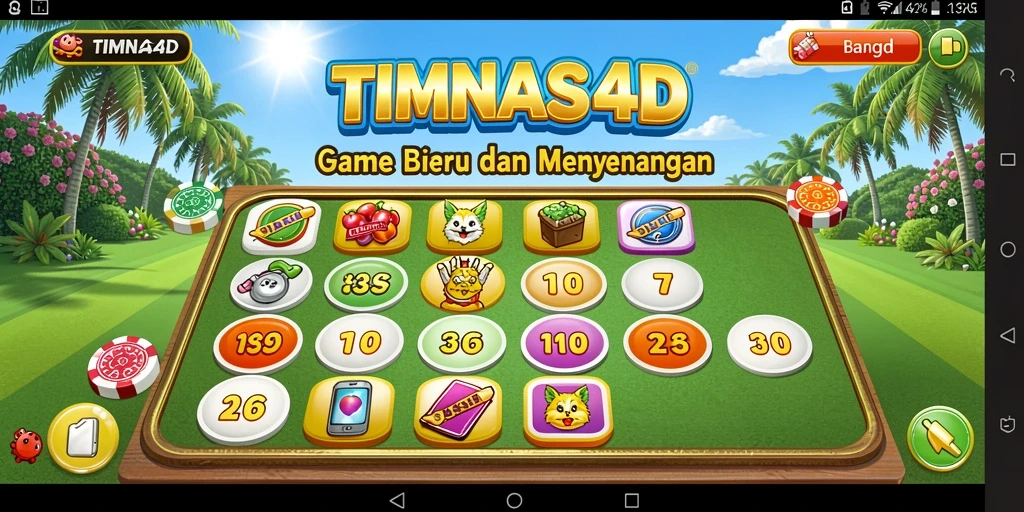 Tangkapan layar yang menunjukkan tampilan gameplay Bingo yang menarik.