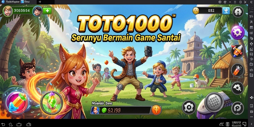 Tangkapan layar gameplay TOTO1000 yang seru dan penuh warna.