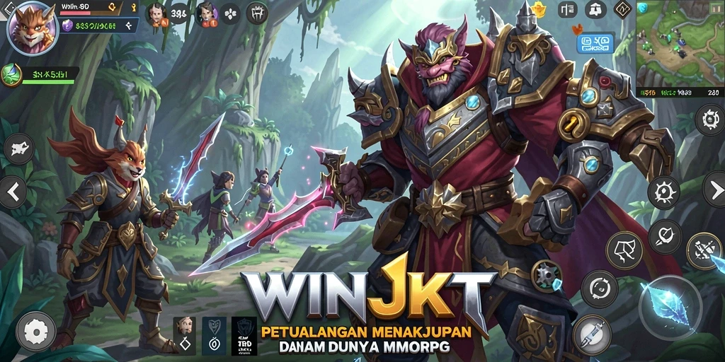 Gameplay seru dan menarik di dunia MMORPG WINJKT.